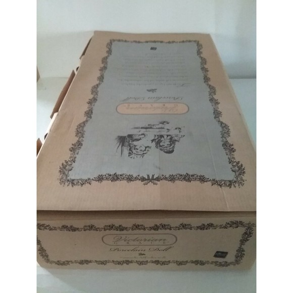 Vtg Russ Victorian Grace Collection 19” Porcelain Doll Limited Edition In Box - Picture 7 of 10